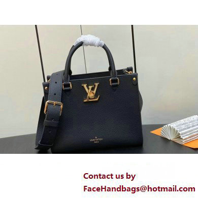 Louis Vuitton Grained calf leather Lock  &  Go Bag M22311 Black 2023